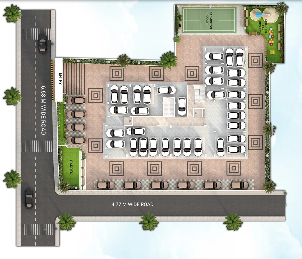 Master Plan of Pragjyotish Piya Heights in Kahilipara, Guwahati - Image 427437