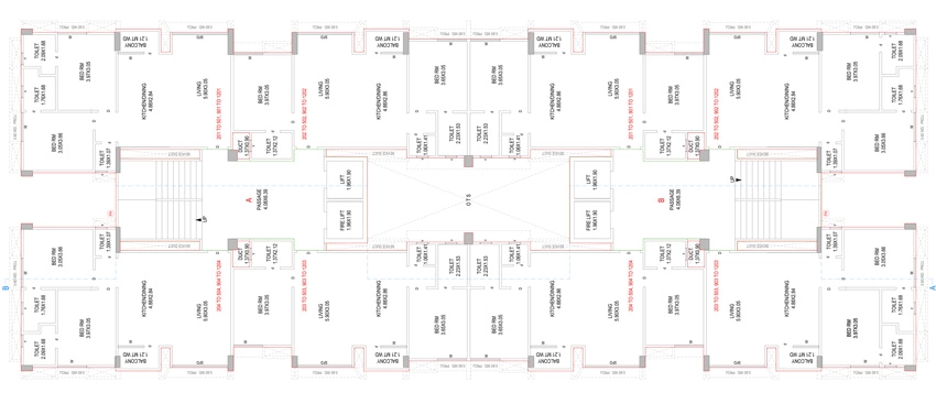 Floor Plan of Samarthya Enorme in Palanpur, Surat - Image 427516