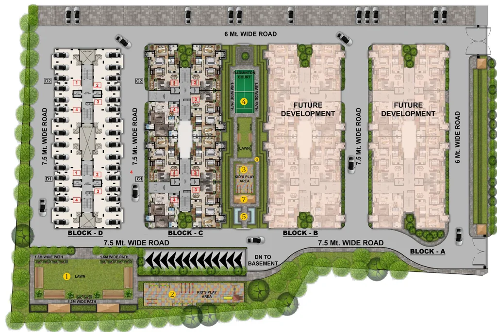 Master Plan of Shades Evara Shades in Faizabad Road, Lucknow - Image 427531