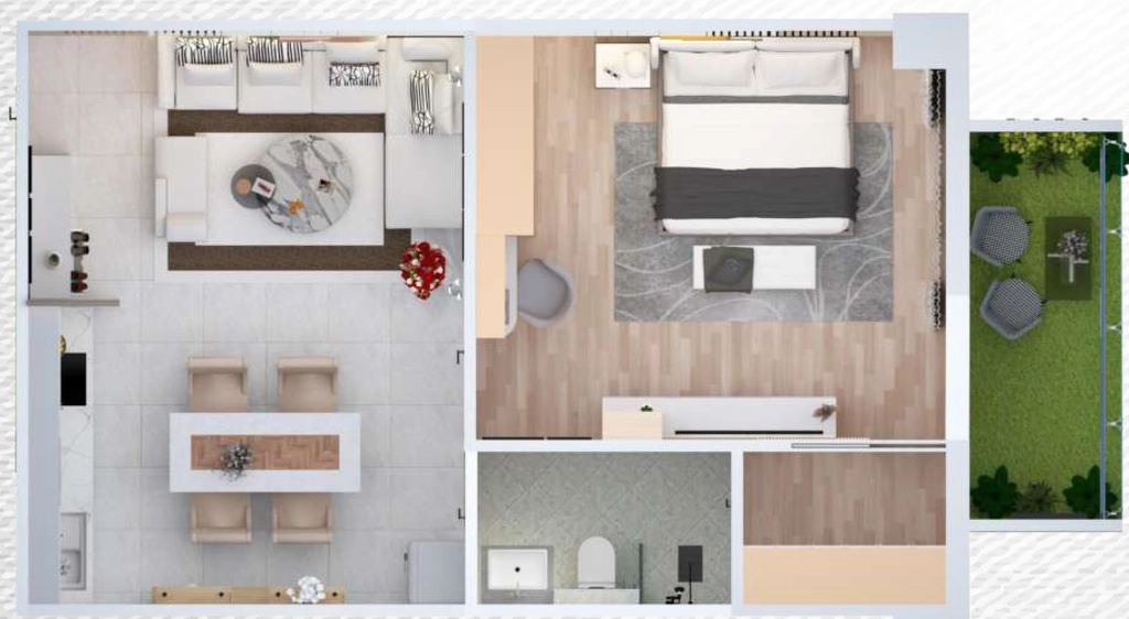 1 BHK Flat in SV Einar Infinity Heights in Hazratganj, Lucknow - Image 928081