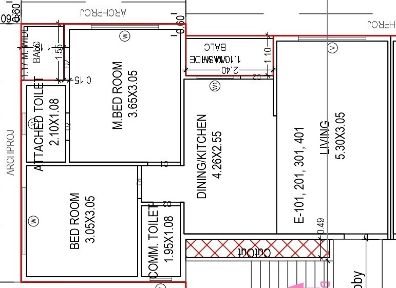 2 BHK Flat in Pushti Param Elite in Kamrej, Surat - Image 928084