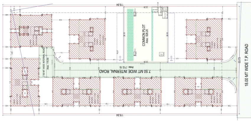 Master Plan of Pushti Param Elite in Kamrej, Surat - Image 427550