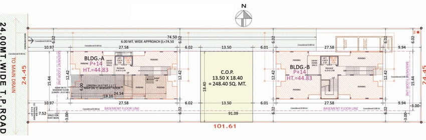 Master Plan of Vijaybhai Solarin Hills in Jahangirpura, Surat - Image 427563