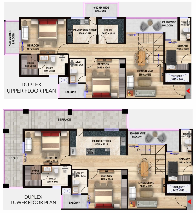 4 BHK Duplex in Arpyash NRI Retreat Apartment in Gomti Nagar, Lucknow - Image 928098