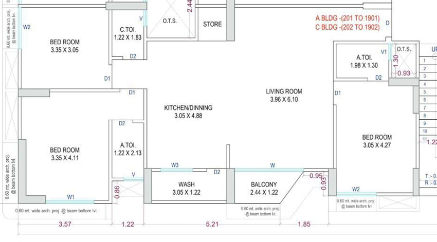 3 BHK Flat in Harikrushna Kirtan Luxuria in Mota Varachha, Surat - Image 928101