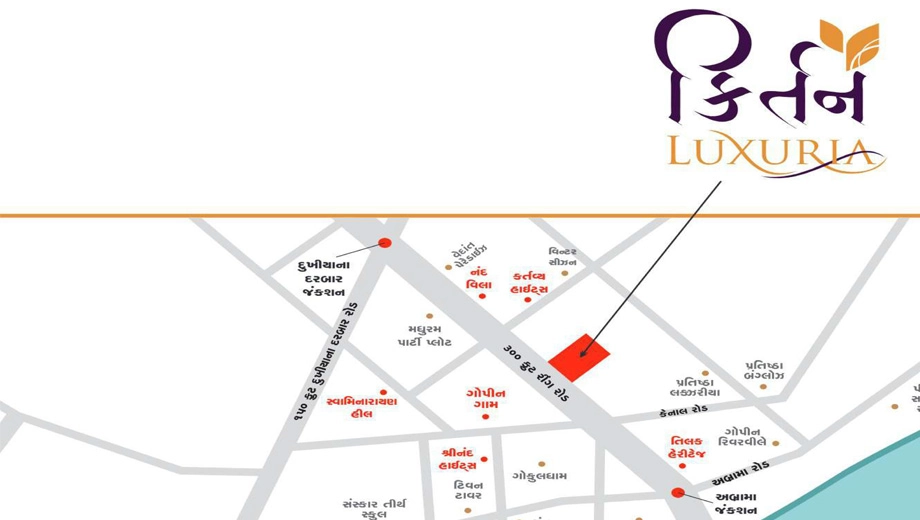 Location of Harikrushna Kirtan Luxuria in Mota Varachha, Surat - Image 427604