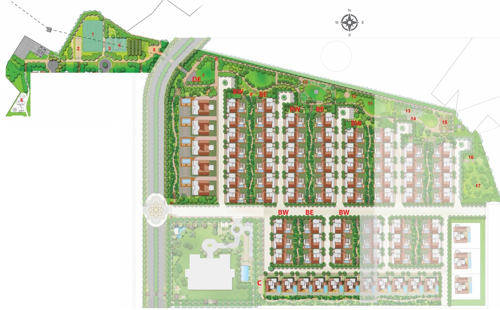 Master Plan of Shalimar Valencia County East in Gomti Nagar Extension, Lucknow - Image 427723