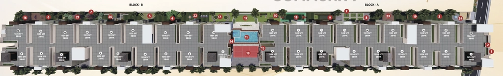 Master Plan of Varasinduri Rings Avenue in Hoskote, Bangalore - Image 427655