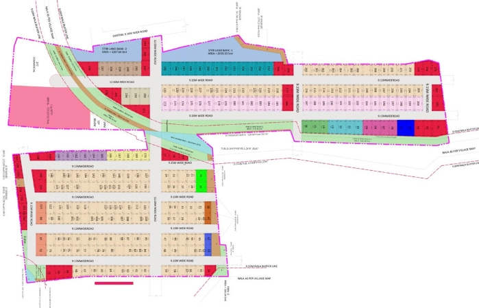 Master Plan of Sanjeevini The Berries For Birds in Hoskote, Bangalore - Image 427666