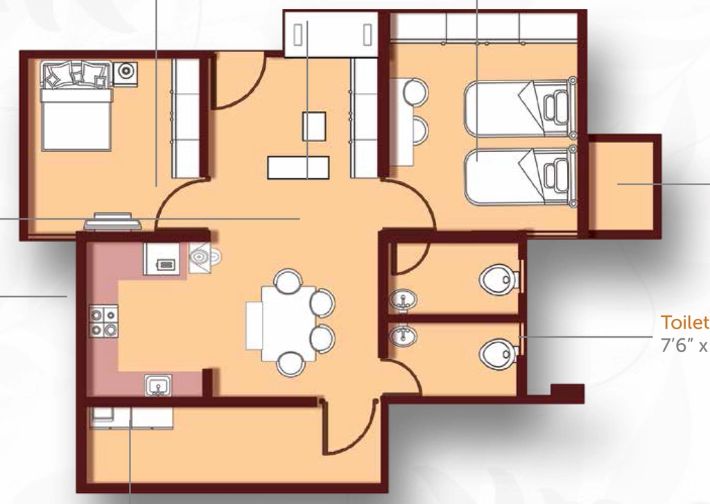 2 BHK Flat in Protech Pride in Bagharbari, Guwahati - Image 928175