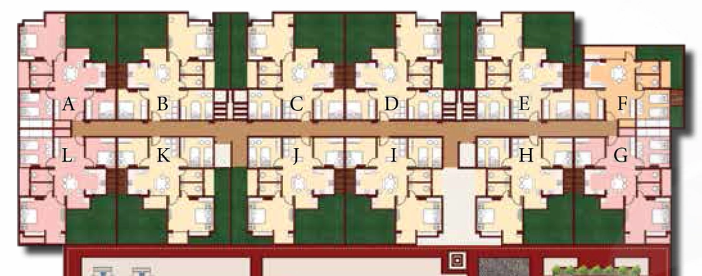 Floor Plan of Protech Pride in Bagharbari, Guwahati - Image 427785