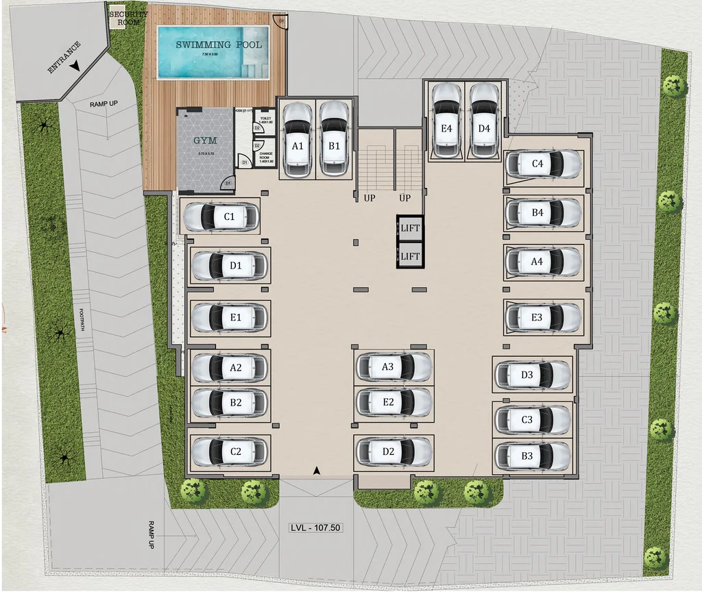 Master Plan of Percept Roshni Heights in null, Guwahati - Image 427827