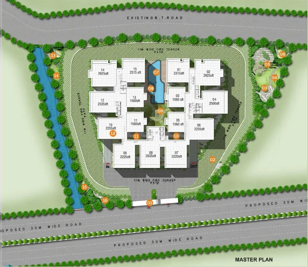 Master Plan of AR Altura in Kollur, Hyderabad - Image 427681