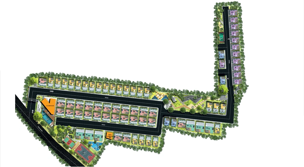 Master Plan of Konig Pearl County in Devanahalli, Bangalore - Image 427687