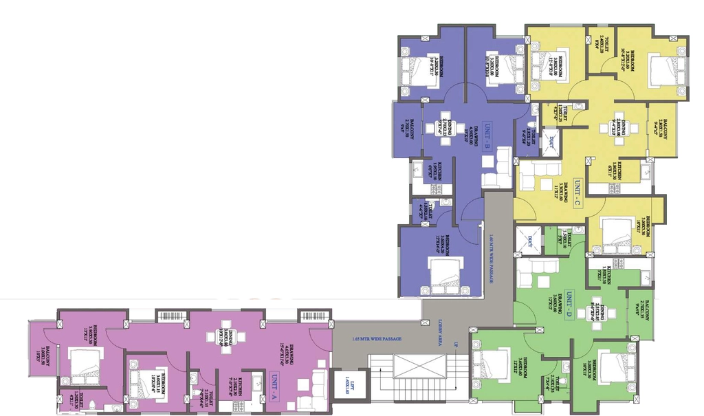Floor Plan of Capital Shivalay in Kahilipara, Guwahati - Image 427836