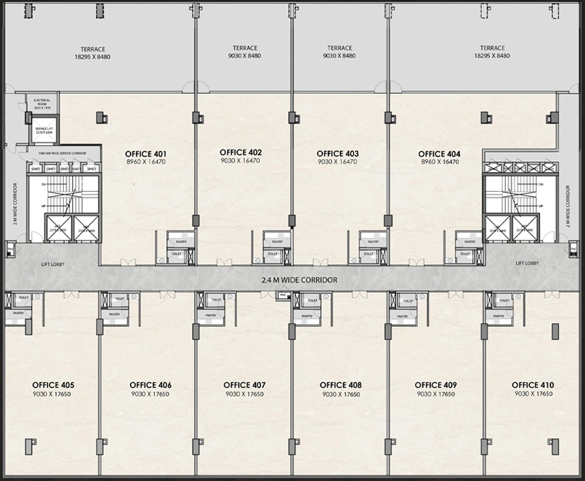 Floor Plan of Subham The Peak in null, Guwahati - Image 427994
