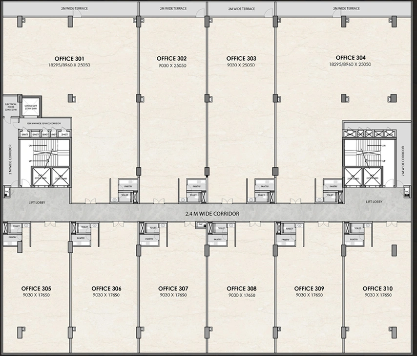 Floor Plan of Subham The Peak in null, Guwahati - Image 427996