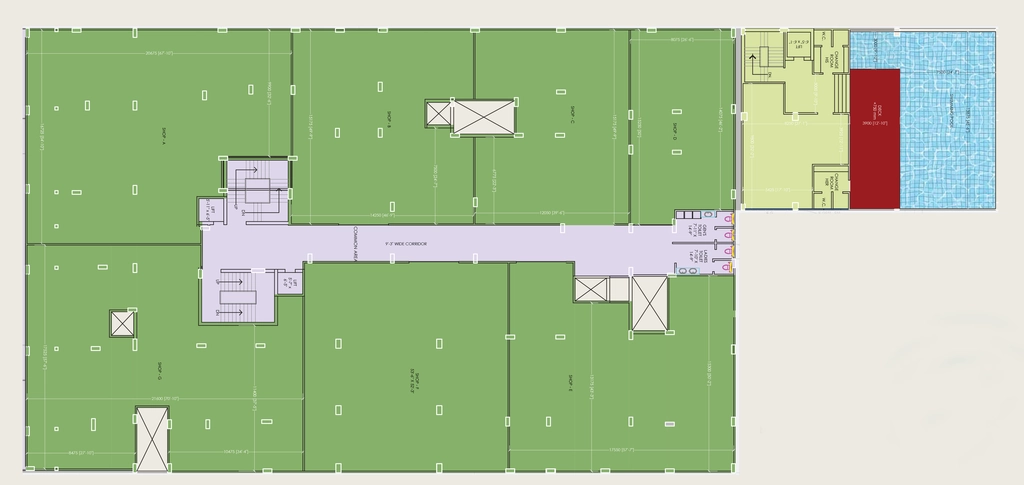Floor Plan of Tulsa Revanta Commercial in Lalmati, Guwahati - Image 427918