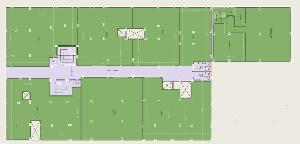 Floor Plan of Tulsa Revanta Commercial in Lalmati, Guwahati - Image 427917