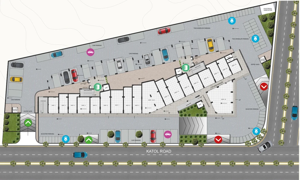 Master Plan of Commercial Bhagirath Mangalam in Kalmeshwar, Nagpur - Image 427764