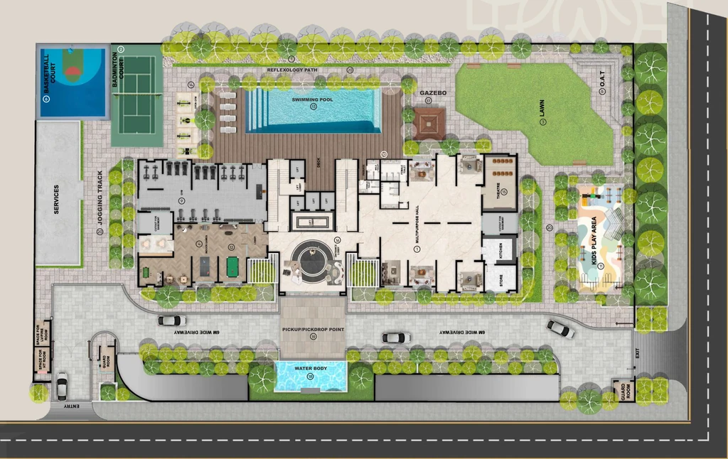 Master Plan of Rohit The Elite in Gomti Nagar Extension, Lucknow - Image 427820