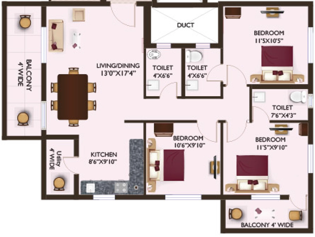 3 BHK Flat in Punit Enclave Block C in null, Ranchi - Image 928180