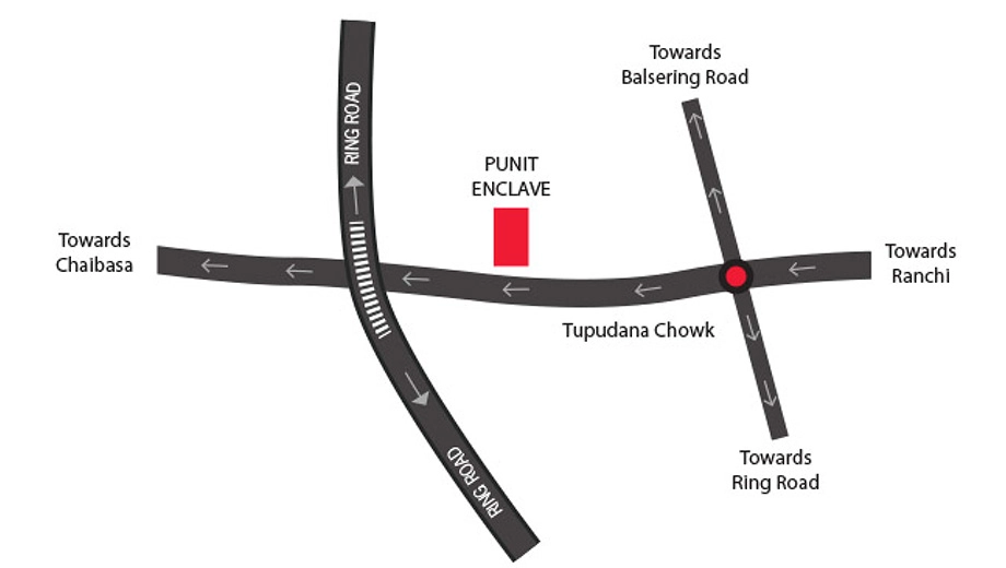 Location of Punit Enclave Block C in null, Ranchi - Image 427830