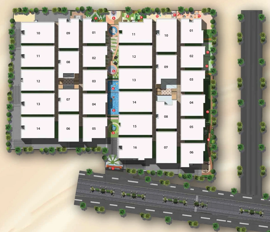 Master Plan of VKK Grand in Horamavu, Bangalore - Image 427814