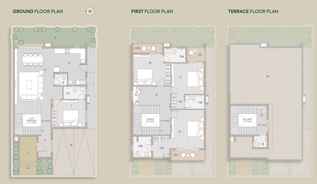 4 BHK House/Villa in Goyal Riviera Glade in Yelahanka, Bangalore - Image 928213