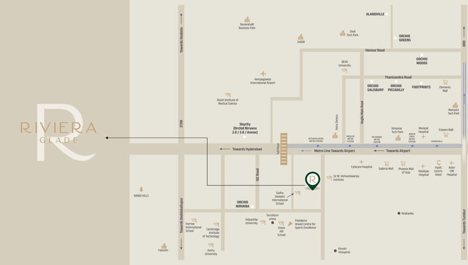 Location of Goyal Riviera Glade - Image 427889