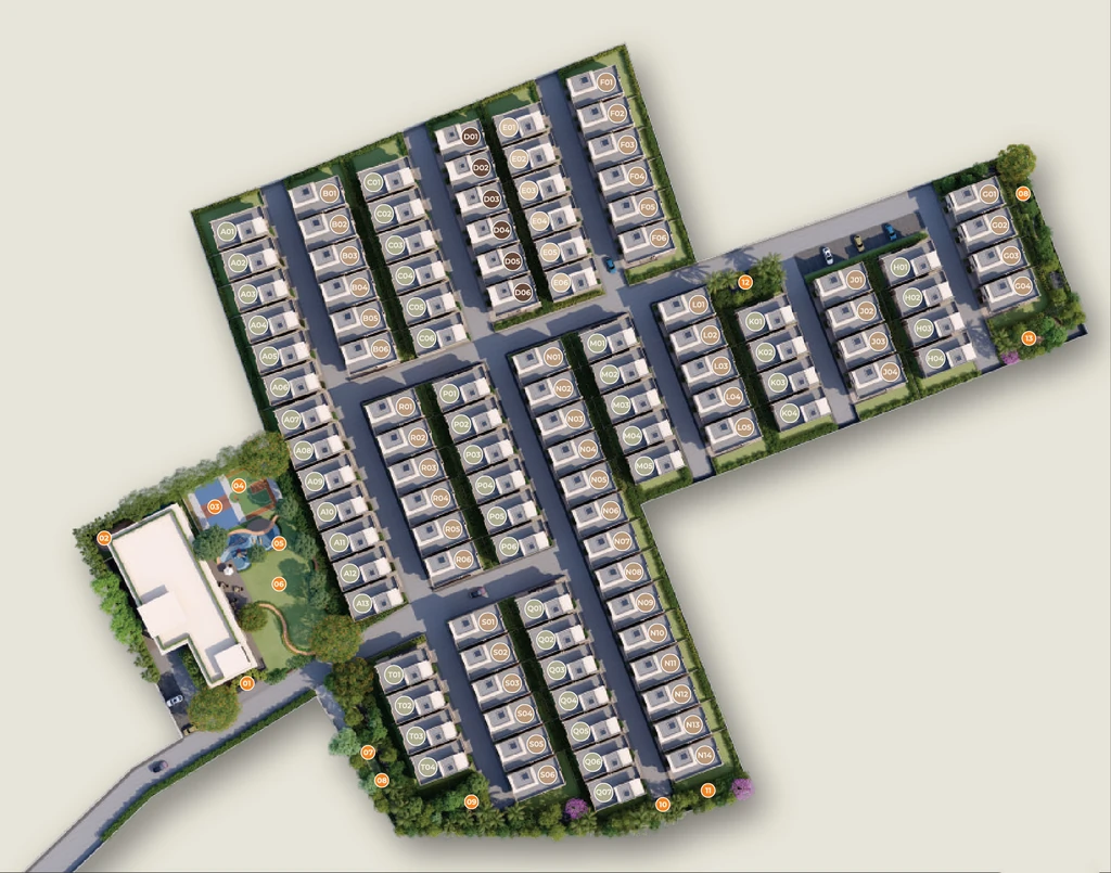 Master Plan of Goyal Riviera Glade in Yelahanka, Bangalore - Image 427890