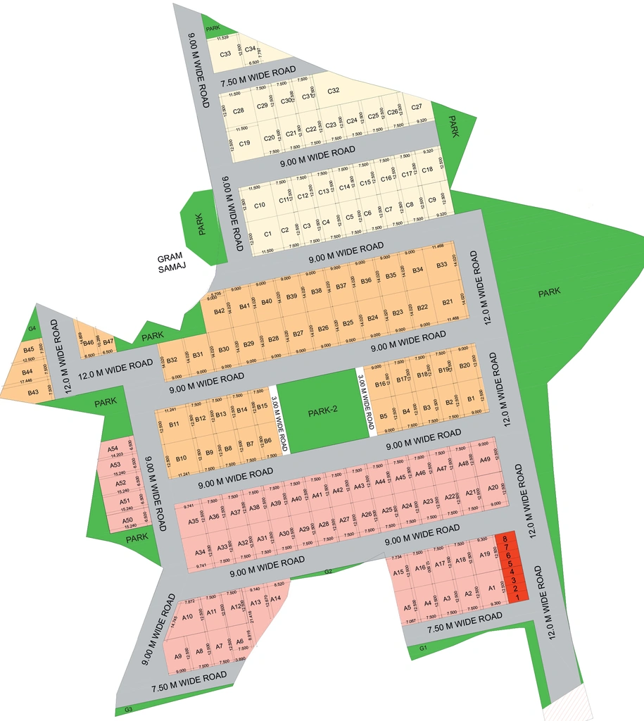 Master Plan of Truscape Aanandam in null, Lucknow - Image 427992
