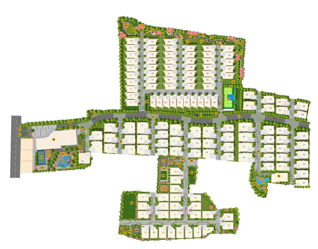 Master Plan of Daintree by Mana in Sarjapur, Bangalore - Image 428032