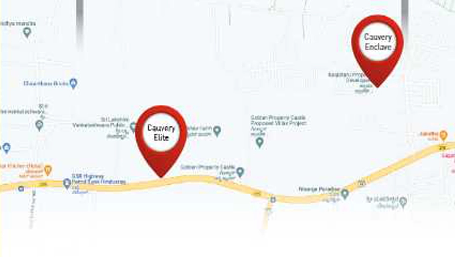 Location of Kalpataru Cauvery Elite in null, Mysore - Image 428199