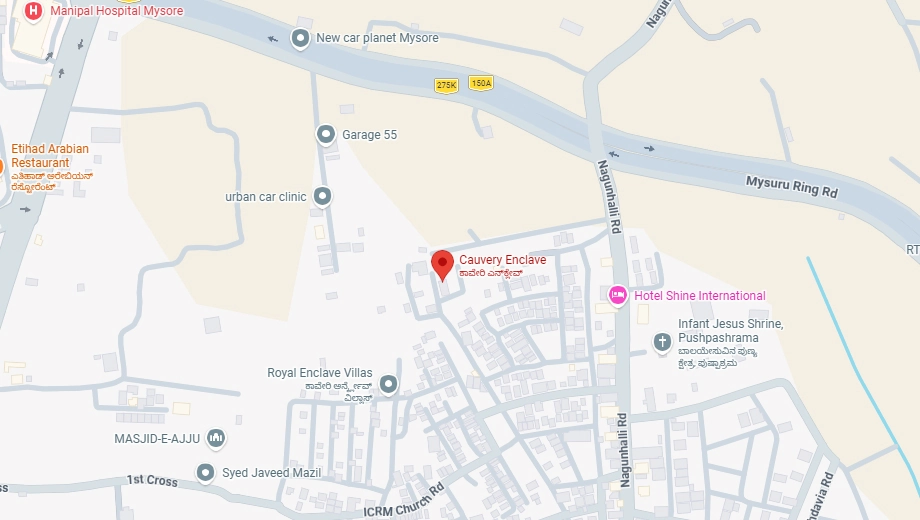 Location of Kalpataru Cauvery Enclave 2 in Yelwala, Mysore - Image 428193