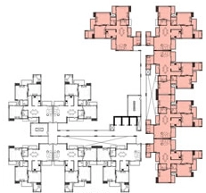 Floor Plan of Earthcon Emerald Gardens in IIM Road, Lucknow - Image 428120