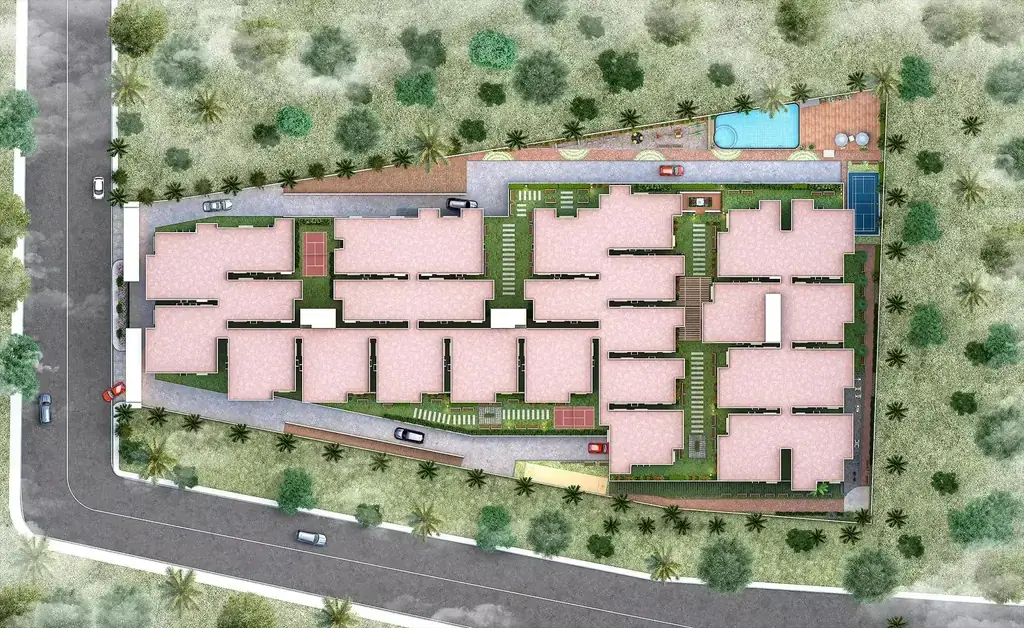 Master Plan of LVS Greenwoods in Krishnarajapuram, Bangalore - Image 428388