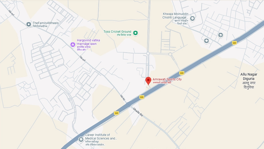 Location of Goldfinch Amrawati Sports City in IIM Road, Lucknow - Image 428141