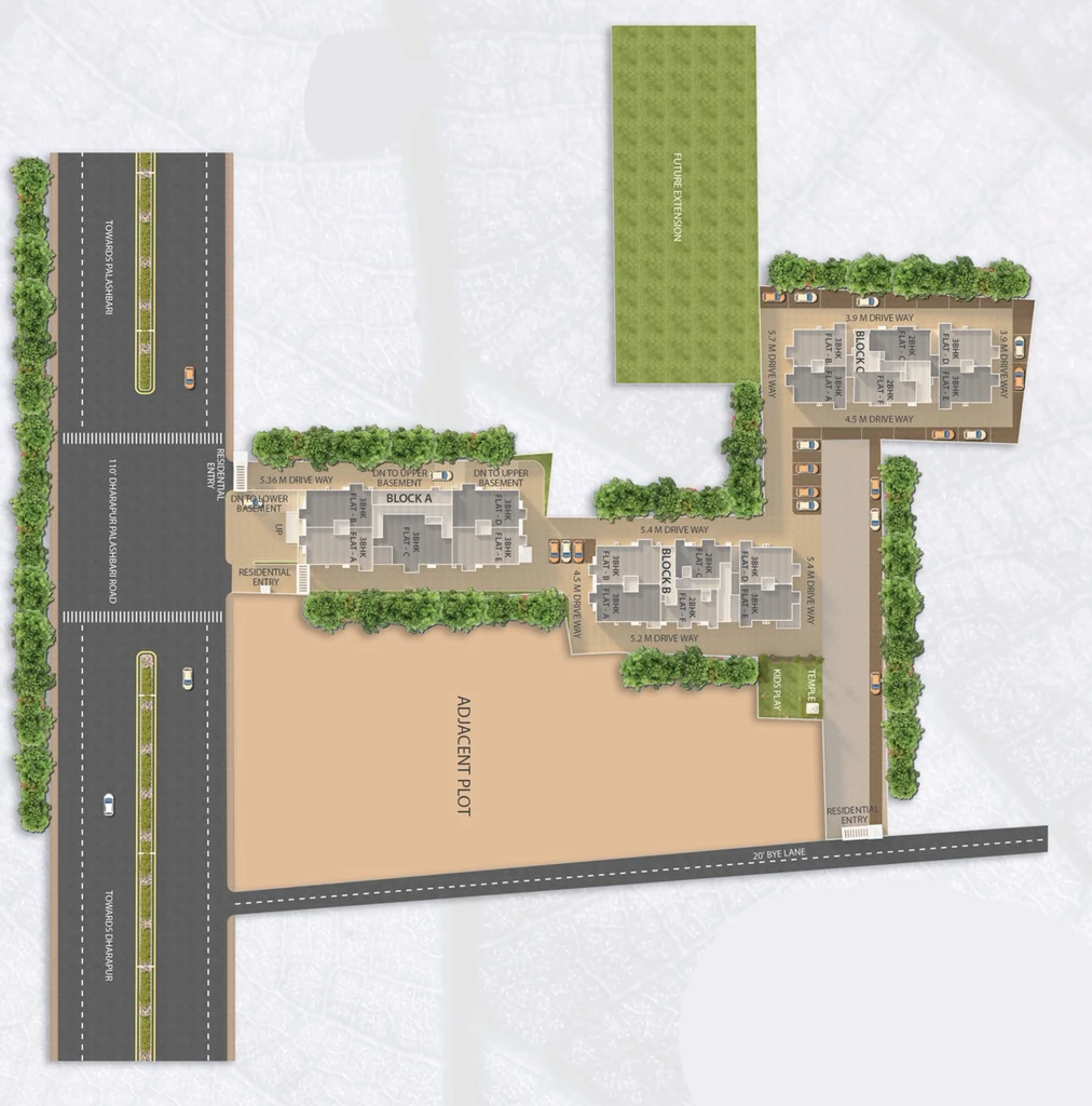 Master Plan of Uttarayan Shreejoni 1 in Dharapur, Guwahati - Image 428974
