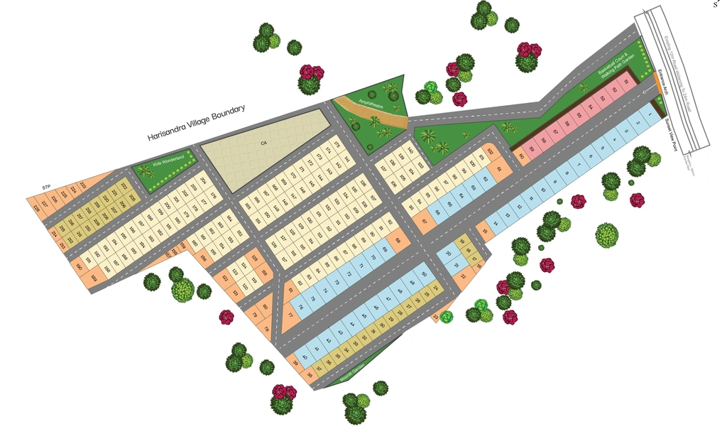 Master Plan of Guru Punvaanii Eureka in Hobli, Bangalore - Image 428154