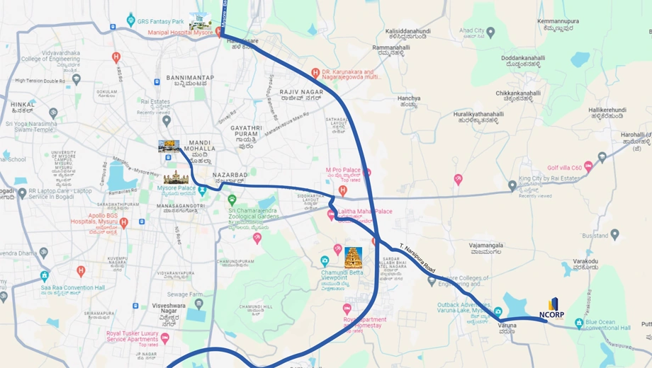 Location of Ncorp Smart Homes in Varakodu, Mysore - Image 428357