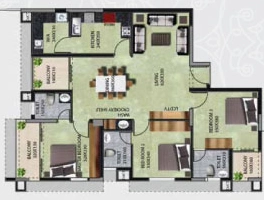 3 BHK Flat in Cordial Dhanuss in Sasthamangalam, Thiruvananthapuram - Image 928421