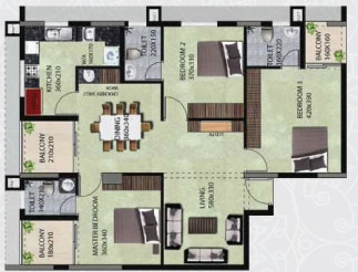 3 BHK Flat in Cordial Dhanuss in Sasthamangalam, Thiruvananthapuram - Image 928422