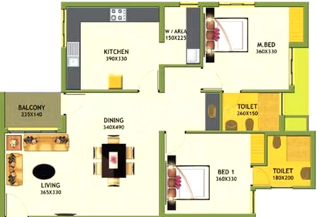 2 BHK Flat in Favourite Central Gateway in Mannanthala, Thiruvananthapuram - Image 928442