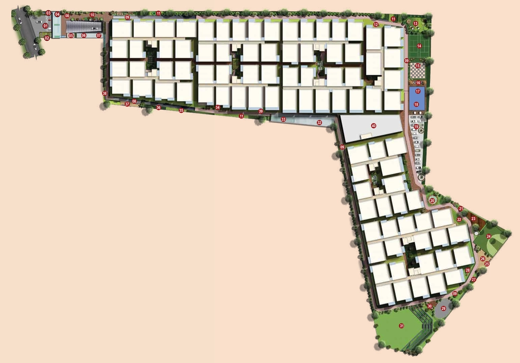 Master Plan of Sri Balaji Rose Woods in Kodigehalli, Bangalore - Image 428453