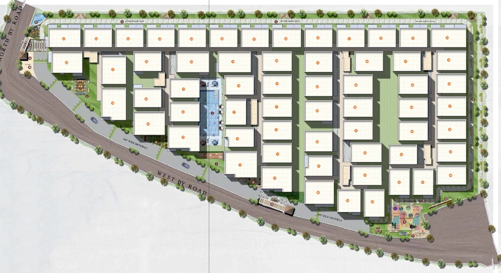 Master Plan of Sri Balaji White Woods in Kodigehalli, Bangalore - Image 428495