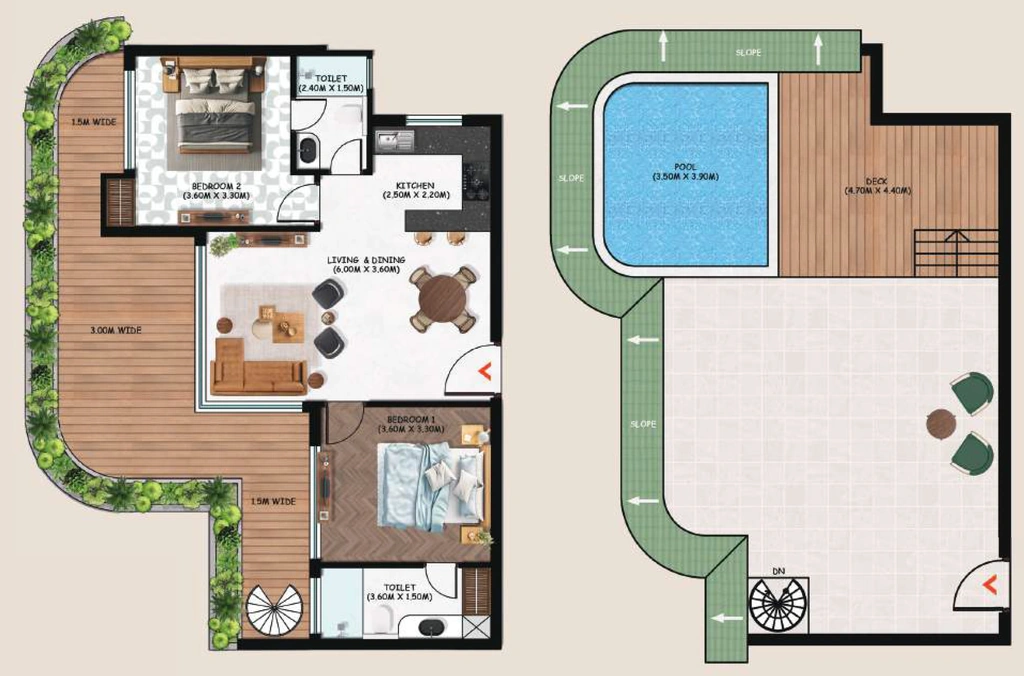 2 BHK Penthouse in Amora Horrizon in Reis Magos, Goa - Image 928503