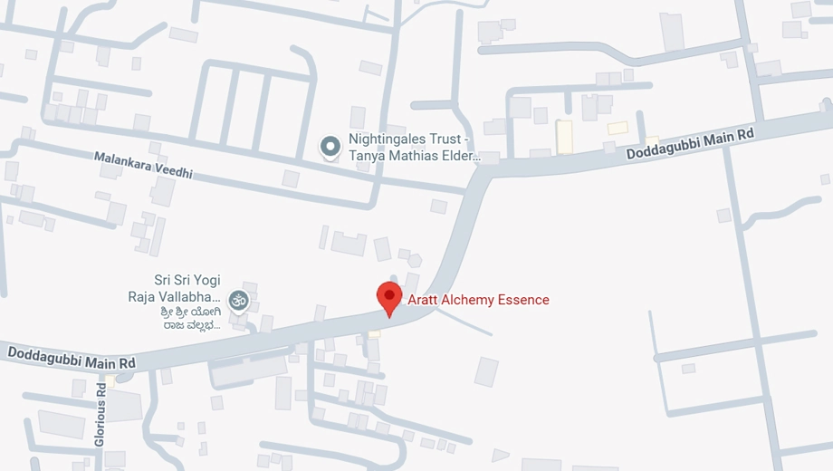 Location of Aratt Alchemy Essence in Hennur Road, Bangalore - Image 428553