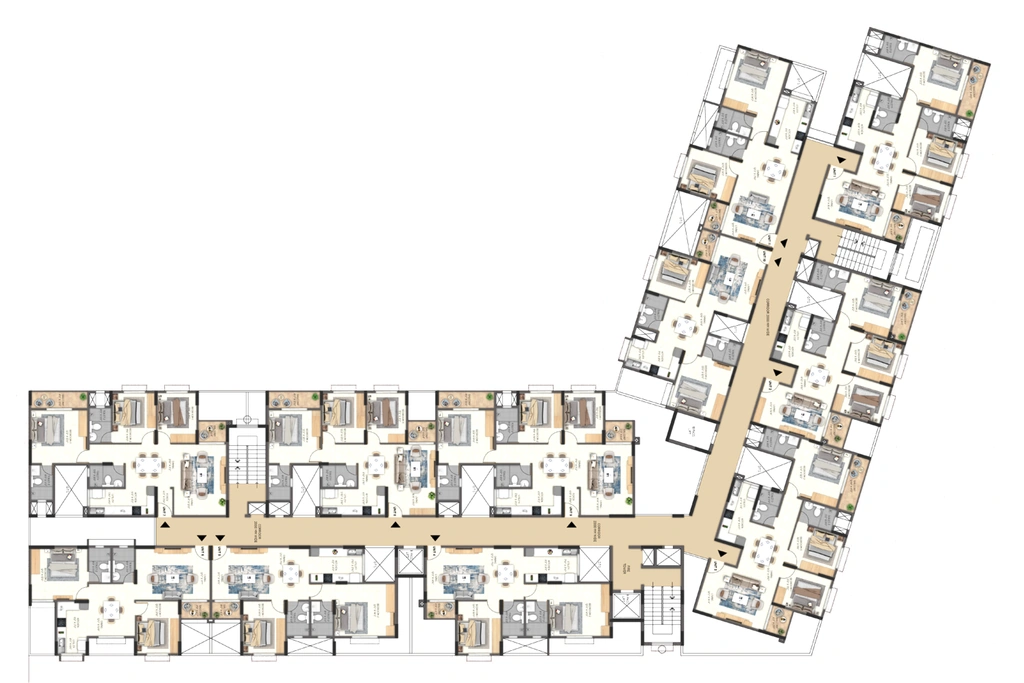 Floor Plan of Aratt Avant Twilight in Budigere Cross, Bangalore - Image 428564