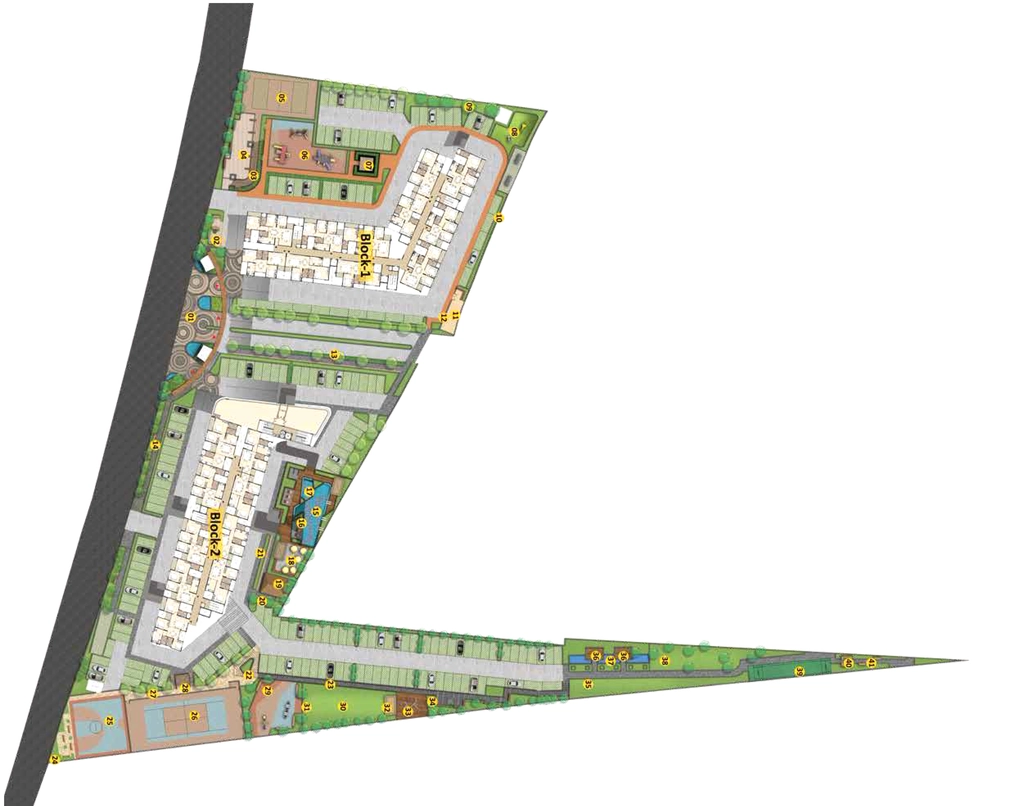 Master Plan of Aratt Avant Twilight in Budigere Cross, Bangalore - Image 428563